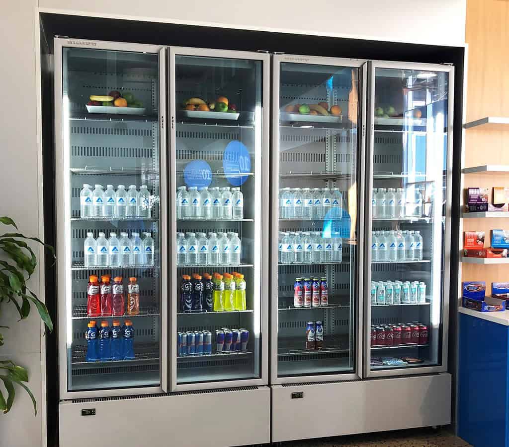 Commercial refrigeration display cabinets