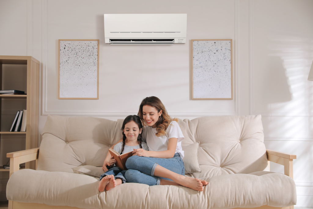 Mitsubishi Electric air conditioning installation