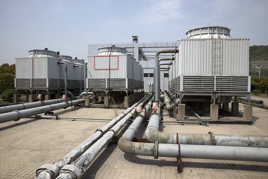 Water cooled chillers install